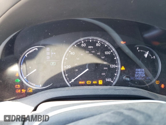 2012 Lexus CT 200h z VIN JTHKD5BH4C2117066, wystawiony jako Copart lot #62868465 z przebiegiem 194 561 mil mil oraz Szkoda całkowita • Salvage title. Historia ofert i sprzedaży dostępna na DreamBid. Obrazek 9.