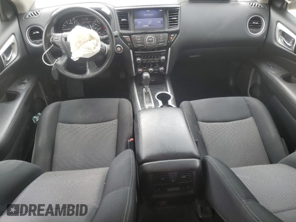 2018 Nissan Pathfinder SV with VIN 5N1DR2MM2JC646684, listed as a Copart auction lot 57104425 with 95,718 mi miles and Salvage title. Bid and sale history available at DreamBid. Image 8.