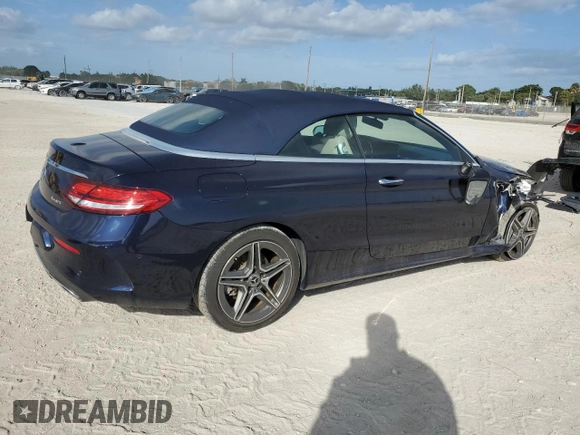 2020 Mercedes-Benz C 300 with VIN WDDWK8EB3LF935839, listed as a Copart auction lot 79631584 with 14,380 mi miles and Salvage title. Bid and sale history available at DreamBid. Image 3.
