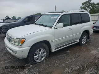 2004 Lexus LX 470 z VIN JTJHT00W743537237, wystawiony jako Copart lot #57364725 z przebiegiem 271 953 mil mil oraz Czysty tytuł • Clean title. Historia ofert i sprzedaży dostępna na DreamBid. Obrazek 1.