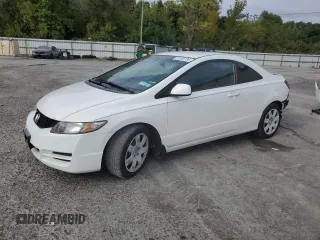 2009 Honda Civic Cpe LX with VIN 2HGFG12649H516658, listed as a Copart auction lot 72161734 with 163,953 mi miles and Salvage Title. Bid and sale history available at carsss.com. Image 1.