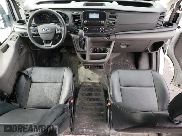 2023 Ford Transit with VIN 1FTYE2CG5PKB19301, listed as a Copart auction lot 50044225 with 38,943 mi miles and Salvage title. Bid and sale history available at DreamBid. Image 8.