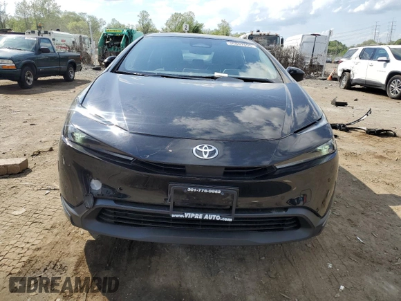 2024 Toyota Prius LE with VIN JTDACAAU1R3047729, listed as a Copart auction lot 55657455 with 2,092 mi miles and Salvage Title. Bid and sale history available at DreamBid. Image 5.