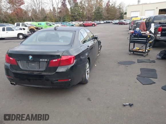 2014 BMW 5 Series 528i with VIN WBA5A5C5XED502261, listed as a IAAI auction lot 41418334 with 139,983 mi miles. Bid and sale history available at carsss.com. Image 4.
