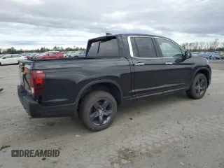 2021 Honda Ridgeline RTL-E with VIN 5FPYK3F74MB027672, listed as a Copart auction lot 49490035 with 80,647 mi miles and Salvage title. Bid and sale history available at DreamBid. Image 3.
