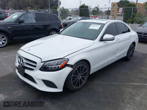 2021 Mercedes-Benz C 300 with VIN W1KWF8DB0MR648738, listed as a IAAI auction lot 41489947 with 26,252 mi miles and . Bid and sale history available at carsss.com. Image 17.