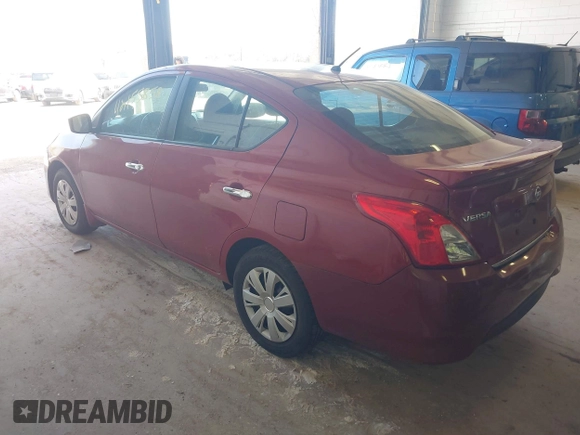 2015 Nissan Versa SV with VIN 3N1CN7AP6FL914786, listed as a IAAI auction lot 42155858 with 99,633 mi miles. Bid and sale history available at carsss.com. Image 3.