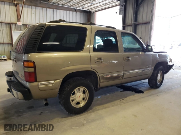 2000 GMC Yukon SLT with VIN 1GKEK13T4YJ198913, listed as a Copart auction lot 67958364 with 0 mi miles and Salvage Title. Bid and sale history available at carsss.com. Image 3.