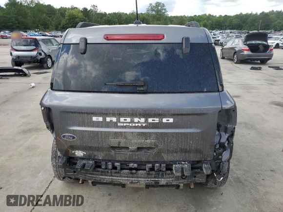 2023 Ford Bronco Sport Big Bend with VIN 3FMCR9B64PRD70589, listed as a Copart auction lot 56400825 with 24,993 mi miles and Salvage title. Bid and sale history available at DreamBid. Image 6.