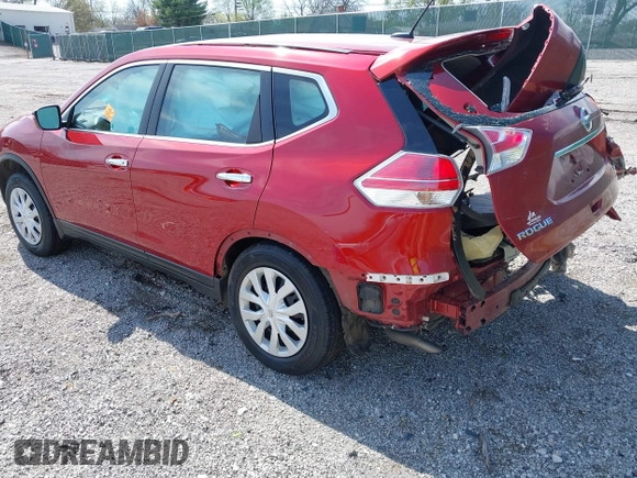 2015 Nissan Rogue SV with VIN KNMAT2MVXFP570696, listed as a IAAI auction lot 41930229 with 64,512 mi miles and . Bid and sale history available at carsss.com. Image 3.