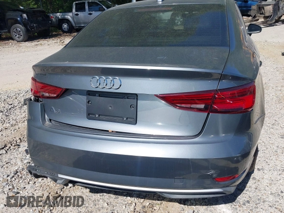 2018 Audi A3 Sedan Premium with VIN WAUAUGFF3J1044466, listed as a IAAI auction lot 41444684 with 47,327 mi miles. Bid and sale history available at carsss.com. Image 16.