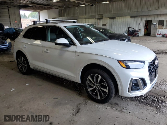 2023 Audi Q5 S line Premium Plus с VIN WA1EAAFY7P2125155, выставлен на аукционе Copart как лот 61812125 с пробегом 52 587 миль миль и Списание • Salvage title. История ставок и продаж доступна на DreamBid. Изображение 4.