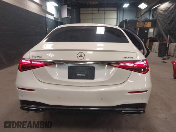 2023 Mercedes-Benz S-Class S 580 with VIN W1K6G7GB5PA218791, listed as a IAAI auction lot 41207504 with 31,107 mi miles. Bid and sale history available at carsss.com. Image 16.
