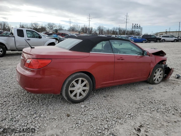 2009 Chrysler Sebring Touring with VIN 1C3LC55D79N521881, listed as a Copart auction lot 81904764 with 105,118 mi miles and Salvage Title. Bid and sale history available at carsss.com. Image 3.