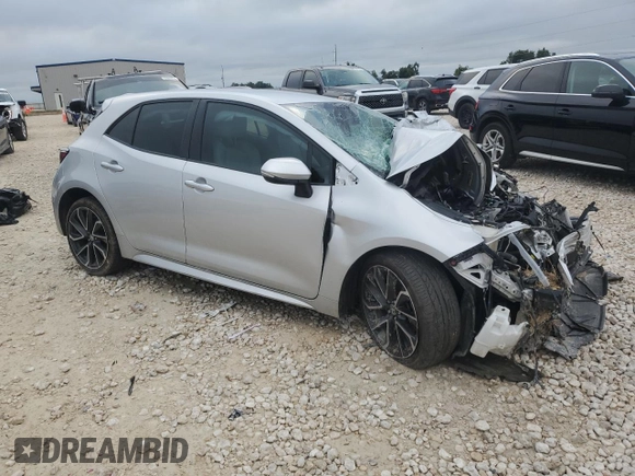 2019 Toyota Corolla Hatchback SE with VIN JTNK4RBE7K3030295, listed as a Copart auction lot 69841584 with 0 mi miles and Salvage Title. Bid and sale history available at carsss.com. Image 4.