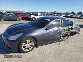 2011 Infiniti G25 x with VIN JN1DV6AR6BM652171, listed as a Copart auction lot 80255524 with 232,576 mi miles and Salvage Title. Bid and sale history available at DreamBid. Image 1.