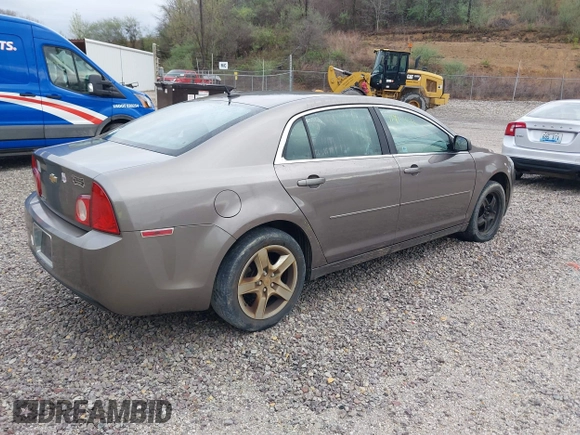 2011 Chevrolet Malibu 1LS with VIN 1G1ZB5E19BF154537, listed as a IAAI auction lot 41913091 with 160,987 mi miles and . Bid and sale history available at DreamBid. Image 4.
