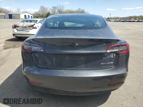 2018 Tesla Model 3 Long Range Battery with VIN 5YJ3E1EB6JF066148, listed as a Copart auction lot 52304285 with Not Provided miles and Salvage Title. Bid and sale history available at DreamBid. Image 6.