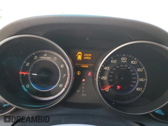 2007 Acura MDX Tech Pkg with VIN 2HNYD283X7H516450, listed as a Copart auction lot 51173505 with 173,435 mi miles and Salvage Title. Bid and sale history available at carsss.com. Image 9.