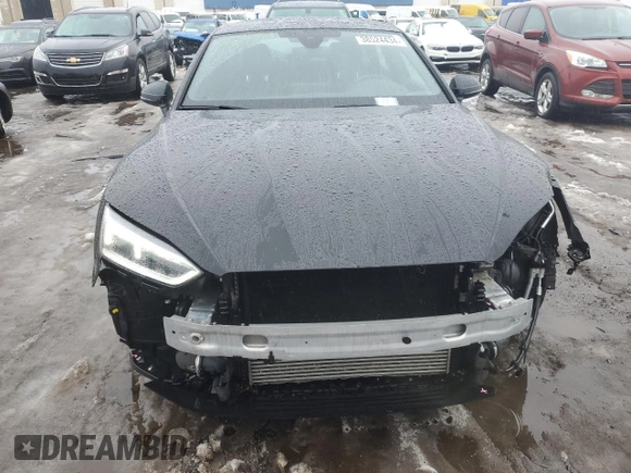 2018 Audi A5 Sportback Premium Plus with VIN WAUENCF57JA098481, listed as a Copart auction lot 38524434 with 49,740 mi miles. Bid and sale history available at carsss.com. Image 5.