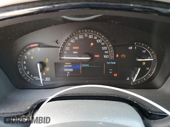 2018 Cadillac XT5 Luxury FWD with VIN 1GYKNCRS8JZ182473, listed as a Copart auction lot 60338405 with 76,595 mi miles and Salvage title. Bid and sale history available at DreamBid. Image 9.