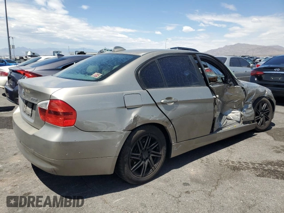 2007 BMW 3 Series 328i with VIN WBAVA33507KX74238, listed as a Copart auction lot 55160195 with Not provided miles and Salvage title. Bid and sale history available at DreamBid. Image 3.
