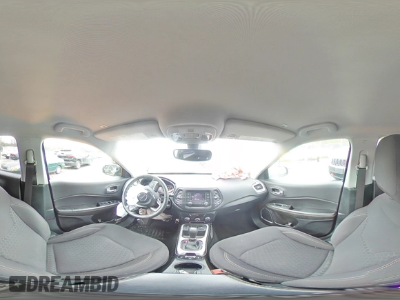2018 Jeep Compass Sport with VIN 3C4NJCAB0JT233367, listed as a Copart auction lot 85420204 with 105,812 mi miles and Salvage Title. Bid and sale history available at carsss.com. Image 14.
