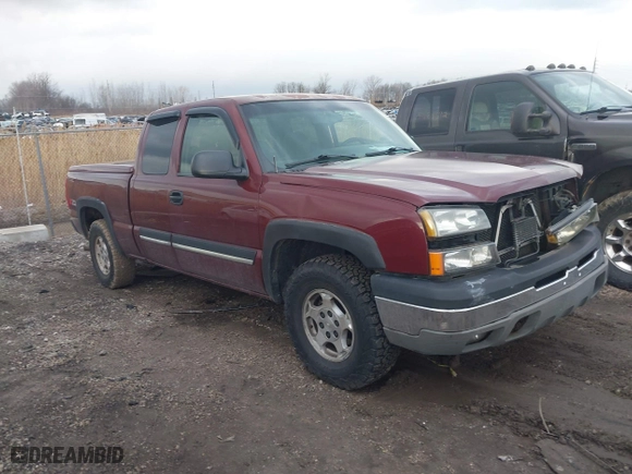 2003 Chevrolet Silverado 1500 LS with VIN 1GCEK19T63E315427, listed as a IAAI auction lot 41684385 with 122,553 mi miles. Bid and sale history available at carsss.com. Image 1.