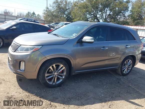 2014 Kia Sorento SX Limited with VIN 5XYKW4A75EG517578, listed as a IAAI auction lot 41769586 with 183,583 mi miles. Bid and sale history available at carsss.com. Image 14.