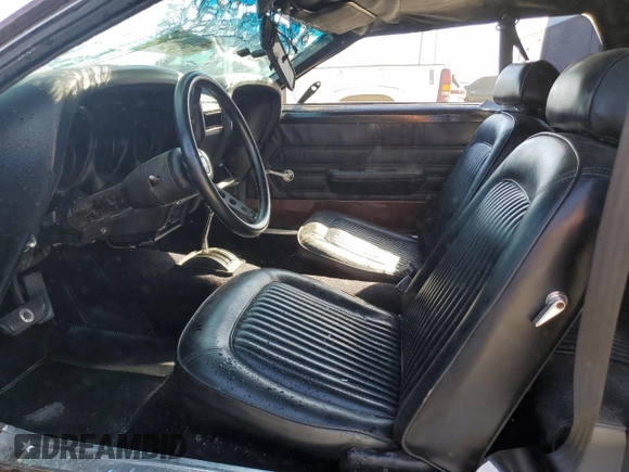 1969 Ford Mustang с VIN 0T01F114848, выставлен на аукционе Copart как лот 47649415 с пробегом Не указан миль и Списание • Salvage title. История ставок и продаж доступна на DreamBid. Изображение 7.