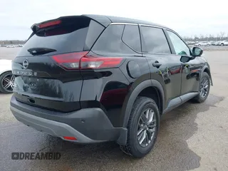 2023 Nissan Rogue S with VIN 5N1BT3AA7PC765364, listed as a IAAI auction lot 41552282 with 27,637 mi miles. Bid and sale history available at carsss.com. Image 4.
