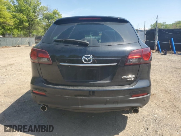 2014 Mazda CX-9 Grand Touring with VIN JM3TB3DV1E0445943, listed as a Copart auction lot 55232295 with 89,644 mi miles and Clean Title. Bid and sale history available at DreamBid. Image 6.