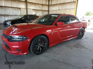 2016 Dodge Charger SRT Hellcat z VIN 2C3CDXL92GH132319, wystawiony jako Copart lot #61108325 z przebiegiem 81 617 mil mil oraz Szkoda całkowita • Salvage title. Historia ofert i sprzedaży dostępna na DreamBid. Obrazek 1.