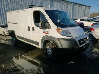 2019 Ram ProMaster Cargo Van with VIN 3C6TRVAG2KE504546, listed as a Copart auction lot 85571824 with 82,513 mi miles and Salvage Title. Bid and sale history available at carsss.com. Image 13.