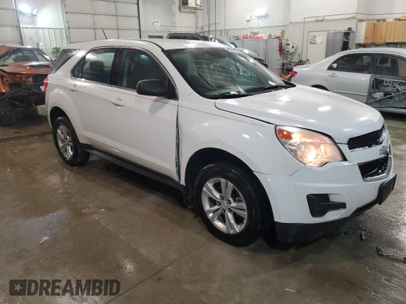 2015 Chevrolet Equinox LS z VIN 1GNALAEK6FZ110882, wystawiony jako Copart lot #45089964 z przebiegiem 133 102 mil mil oraz Szkoda całkowita • Salvage title. Historia ofert i sprzedaży dostępna na DreamBid. Obrazek 4.