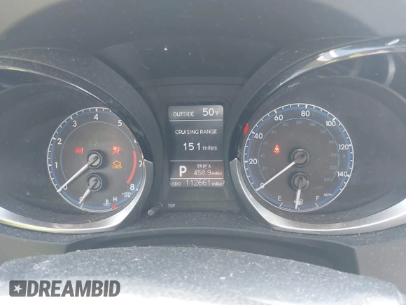 2016 Toyota Corolla L with VIN 2T1BURHE9GC594069, listed as a IAAI auction lot 42044176 with 112,661 mi miles and . Bid and sale history available at DreamBid. Image 7.