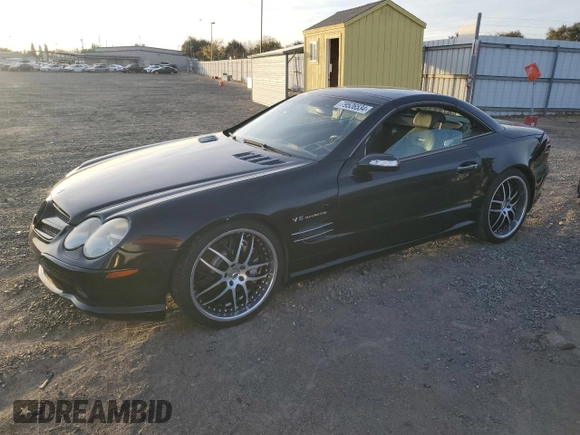 2004 Mercedes-Benz SL 55/63 AMG with VIN WDBSK74F34F073195, listed as a Copart auction lot 79526534 with 89,121 mi miles and Clean title. Bid and sale history available at DreamBid. Image 1.
