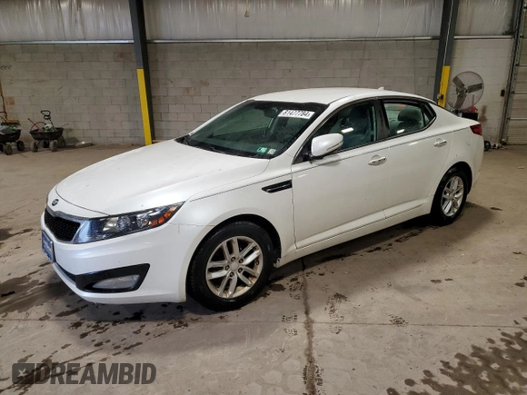 2013 Kia Optima LX with VIN KNAGM4A78D5385108, listed as a Copart auction lot 81477784 with 78,433 mi miles and Salvage Title. Bid and sale history available at carsss.com. Image 1.