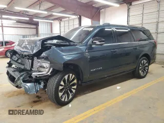 2025 Ford Expedition Max Platinum с VIN 1FMJK1M85SEA01666, выставлен на аукционе Copart как лот 62646915 с пробегом 2 730 миль миль и Списание • Salvage title. История ставок и продаж доступна на DreamBid. Изображение 1.