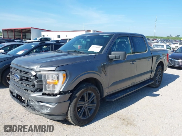 2023 Ford F-150 XL with VIN 1FTEW1C5XPFC27818, listed as a IAAI auction lot 42725090 with 46,685 mi miles and . Bid and sale history available at DreamBid. Image 17.