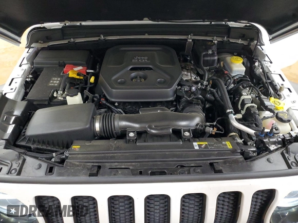 2021 Jeep Wrangler Unlimited Sport Altitude with VIN 1C4HJXDN6MW667012, listed as a Copart auction lot 56915715 with 40,744 mi miles and Salvage title. Bid and sale history available at DreamBid. Image 12.
