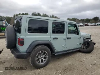 2024 Jeep Wrangler Sport S with VIN 1C4PJXDG6RW229336, listed as a Copart auction lot 51260335 with 5,198 mi miles and Salvage Title. Bid and sale history available at DreamBid. Image 3.