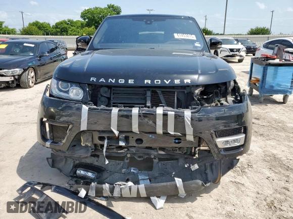 2017 Land Rover Range Rover Sport HSE with VIN SALWR2FV0HA692242, listed as a Copart auction lot 61453815 with 79,610 mi miles and Salvage title. Bid and sale history available at DreamBid. Image 5.