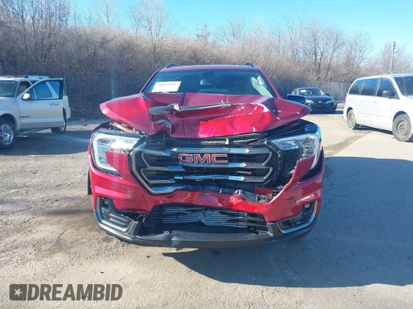 2022 GMC Terrain AT4 with VIN 3GKALYEV4NL195923, listed as a IAAI auction lot 41815009 with 26,862 mi miles and . Bid and sale history available at DreamBid. Image 13.