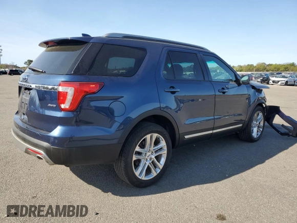 2016 Ford Explorer XLT with VIN 1FM5K8D88GGC00409, listed as a Copart auction lot 53890745 with 175,762 mi miles and Salvage Title. Bid and sale history available at DreamBid. Image 3.