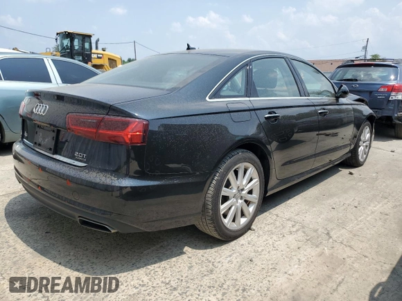 2016 Audi A6 Premium Plus with VIN WAUGFAFCXGN145111, listed as a Copart auction lot 59761435 with Not provided miles and Salvage title. Bid and sale history available at DreamBid. Image 3.