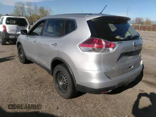 2015 Nissan Rogue S with VIN KNMAT2MV7FP501643, listed as a IAAI auction lot 42090705 with 147,128 mi miles. Bid and sale history available at carsss.com. Image 3.