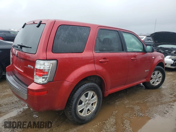 2008 Mercury Mariner с VIN 4M2CU91118KJ42896, выставлен на аукционе Copart как лот 48014455 с пробегом 105 383 миль миль и Чистый • Clean title. История ставок и продаж доступна на DreamBid. Изображение 3.