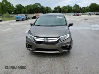 2018 Honda Odyssey EX with VIN 5FNRL6H5XJB017330, listed as a Copart auction lot 63470395 with 121,827 mi miles and Salvage title. Bid and sale history available at DreamBid. Image 14.