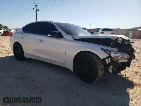 2021 Infiniti Q50 Sensory with VIN JN1EV7CP2MM701522, listed as a Copart auction lot 48612605 with 103,461 mi miles and Salvage title. Bid and sale history available at DreamBid. Image 4.